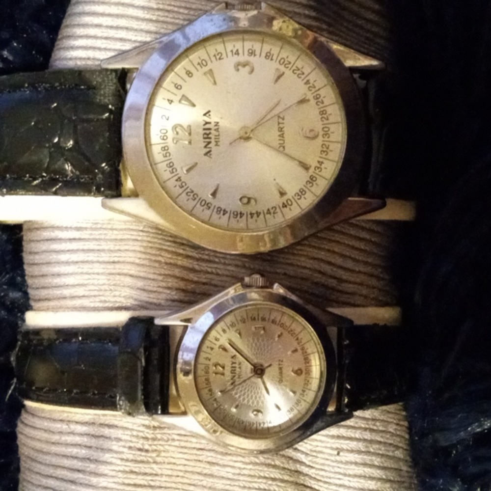 Man and woman's watches